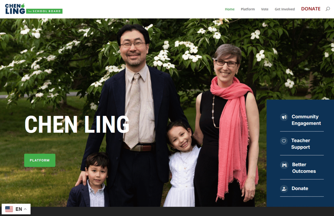 Chen Ling for School Board project